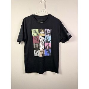 Taylor Swift Girls Black Cotton Short Sleeve Crew Neck Pullover T-Shirt Size M